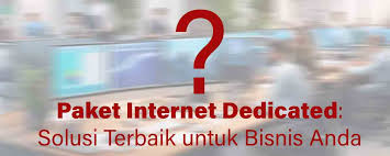 Ilustrasi koneksi internet untuk bisnis yang handal